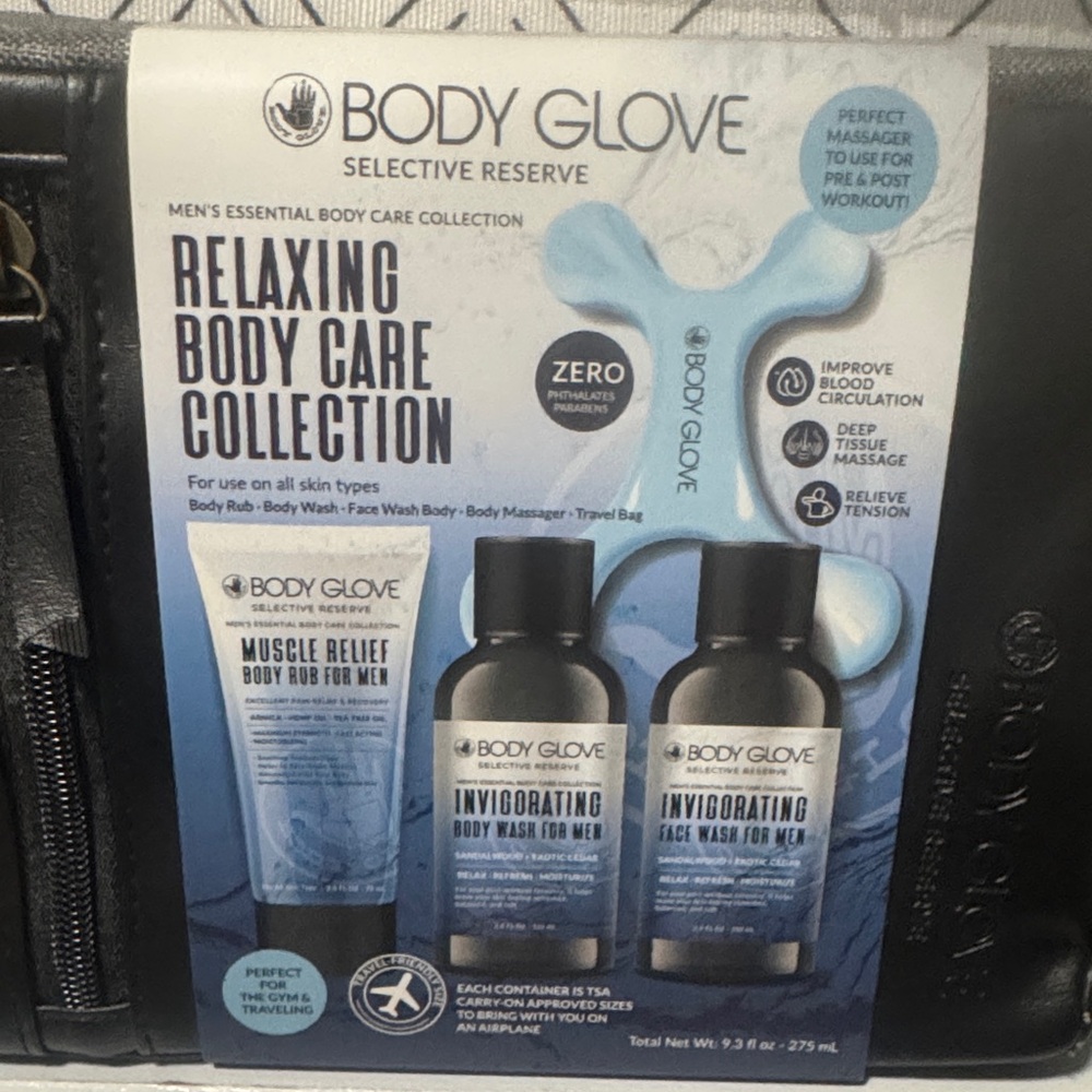 Body Glove Relaxing Body Care Collection in Travel Case